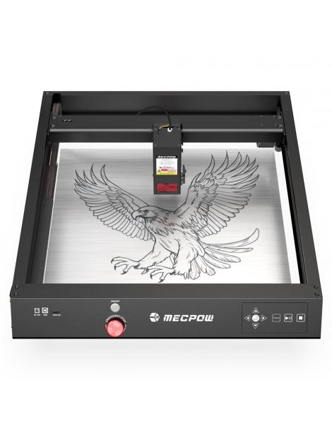 Mecpow X4 Incisore laser da 22W con Air Assist integrato area di incisione di 400 x 410 mm Spot laser da 0 08 mm x 0 1 Xmm Outlet