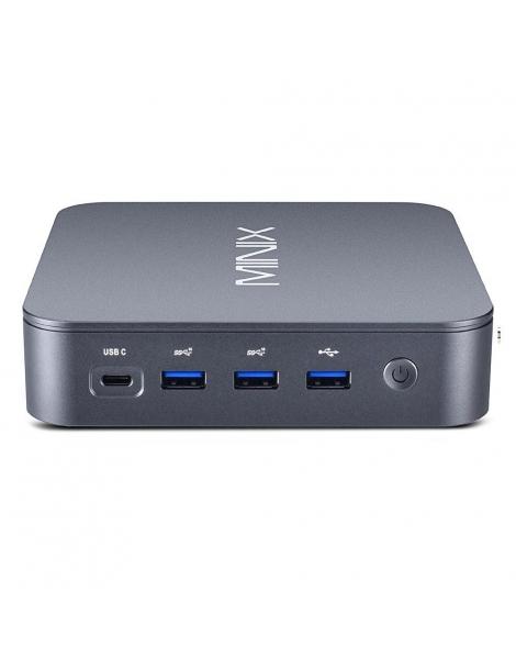MINIX J51-C8 Max Mini PC in alluminio Windows 11 Pro 8GB DDR4 512GB M.2 PCIe NVMe SSD WiFi 6 - Grigio metallizzato Saldi