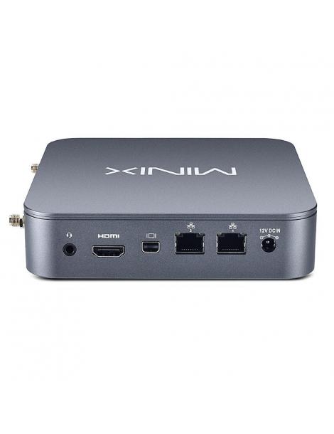 MINIX J51-C8 Max Mini PC in alluminio Windows 11 Pro 8GB DDR4 512GB M.2 PCIe NVMe SSD WiFi 6 - Grigio metallizzato Saldi