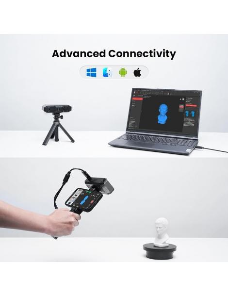 Revopoint MINI 2 Scanner 3D precisione 0 02 mm risoluzione 2MP velocità di scansione fino a 16 fps edizione avanzata Hotsell