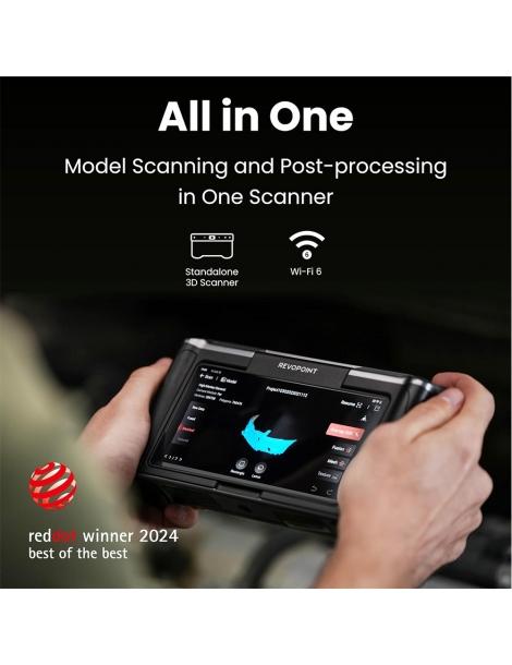 Revopoint MIRACO Scanner 3D con 16 GB di RAM alta precisione di 0 02 mm velocità di scansione di 15 fps Vendita Economica