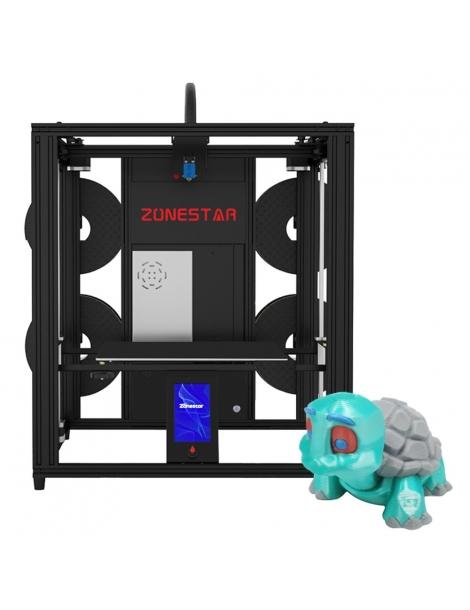 Zonestar Z9V5MK6 Stampante 3D a 4 estrusori 4 in 1 out Color-Mixing livellamento automatico scheda madre a 32 bit Vendite Flash
