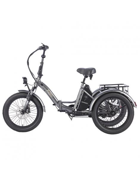 FAFREES F20 Mate Triciclo elettrico motore brushless 500W batteria 48V/18.2Ah pneumatici grassi 20*3.0 pollici - Grigio Negozio