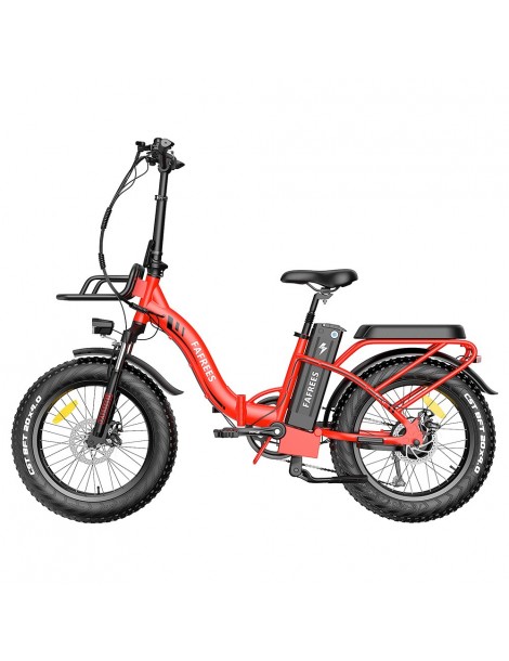FAFREES F20 Max 20*4.0 Grassi da 20 Pollici Bicicletta Elettrica Pieghevole - Batteria al Litio da 22.5Ah 500W - Rosso Negozio online di fabbrica