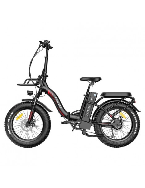 FAFREES F20 Max 20*4.0 Pneumatici Grassi da 20 Pollici Bicicletta Elettrica Pieghevole - Batteria al Litio da 22.5Ah 500W - Nero Prezzo di fabbrica