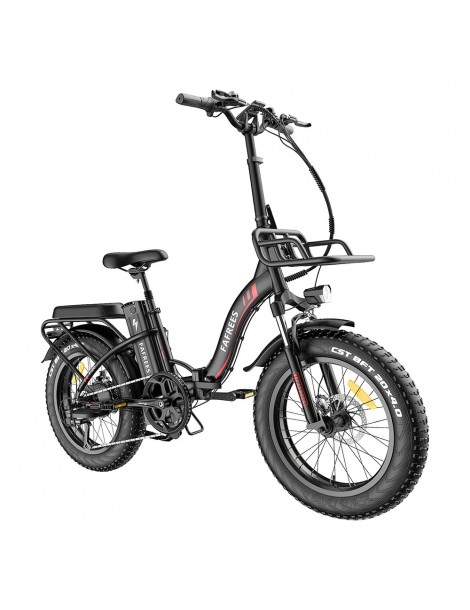 FAFREES F20 Max 20*4.0 Pneumatici Grassi da 20 Pollici Bicicletta Elettrica Pieghevole - Batteria al Litio da 22.5Ah 500W - Nero Prezzo di fabbrica