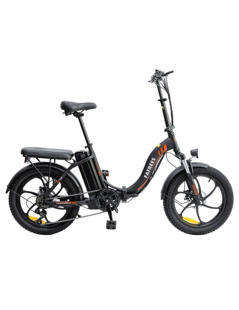 FAFREES F20 20" Bicicletta Elettrica da Città Pieghevole 250W Motore Brushless 36V 15AH Batteria al litio - Nero
