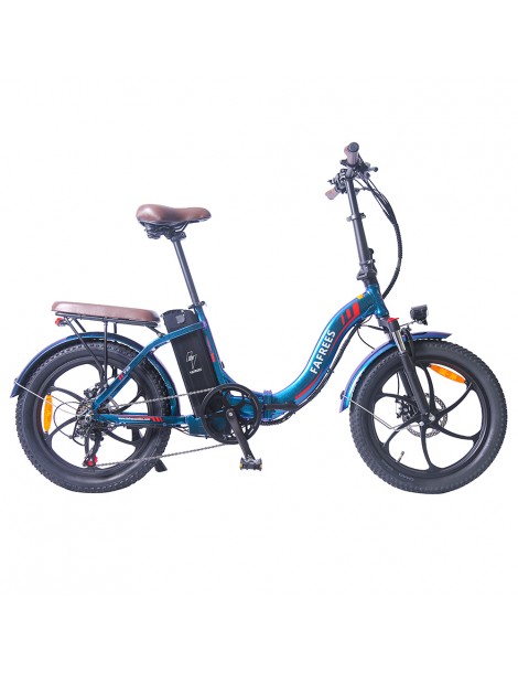 FAFREES F20 Pro 20 pollici Pneumatici Bicicletta Elettrica Pendolare Pieghevole 36V 18Ah Batteria al Litio 250W - Blu