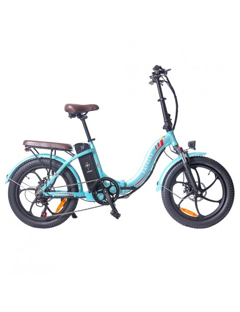 FAFREES F20 Pro 20 pollici Pneumatici Bicicletta Elettrica Pendolare Pieghevole 36V 18Ah Batteria al Litio 250W - Azzurro