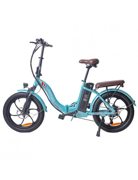 FAFREES F20 Pro 20 pollici Pneumatici Bicicletta Elettrica Pendolare Pieghevole 36V 18Ah Batteria al Litio 250W - Azzurro Black Friday