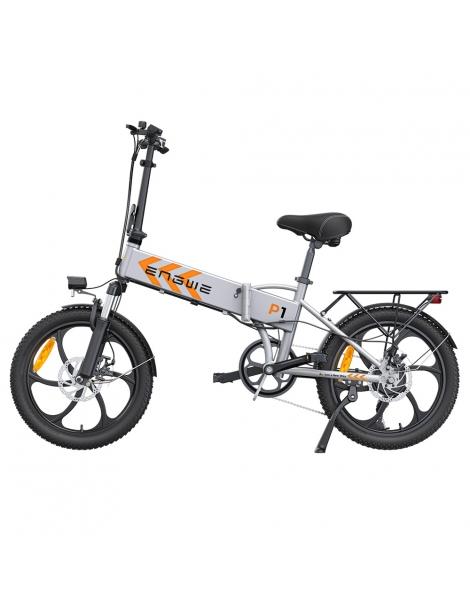 ENGWE P1 Bicicletta elettrica pieghevole pneumatico 20*3 pollici motore 250W batteria 36V 13Ah - Sliver Offerta natalizia