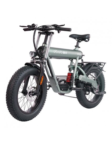 GOGOBEST GF500 20*4.0 pollici Fat Tire Electric Bike Motore senza spazzole da 750W Batteria 48V 20Ah Offerte giornaliere