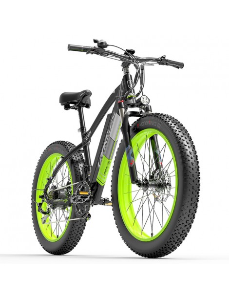 LANKELEISI XC4000 26*4.0 Inch Fat Tires Bicicletta elettrica autonomia massima 120KM velocità massima 40 km/h - motore 1000W Offerte speciali