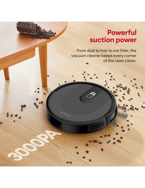 Ultenic D5 Robot Aspirapolvere aspirazione potente 3000Pa 120min Max. Tempo di funzionamento 3 modalità di pulizia - Nero Sconti VIP