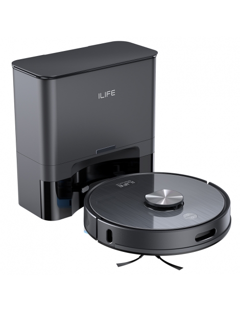 ILIFE T20S Robot Aspirapolvere potenza di aspirazione 5000Pa autonomia 260mins sistema di stazioni autosvuotanti Offerta settimanale