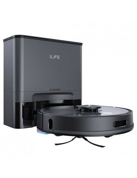 ILIFE T20S Robot Aspirapolvere potenza di aspirazione 5000Pa autonomia 260mins sistema di stazioni autosvuotanti Offerta settimanale