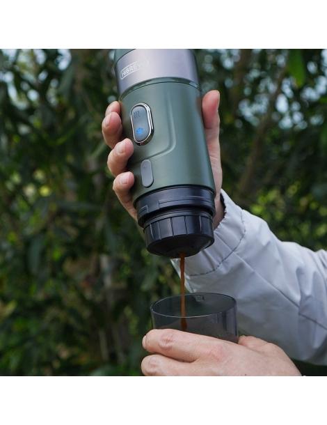 HiBREW H4B Caffettiera portatile senza fili 3 in 1 pressione 15 bar batteria ricaricabile 2200 mAh Sostegno trimestrale