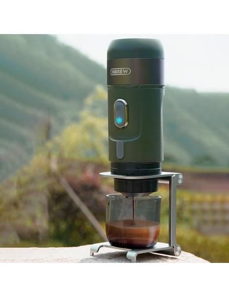 HiBREW H4B Caffettiera portatile senza fili 3 in 1 pressione 15 bar batteria ricaricabile 2200 mAh Sostegno trimestrale