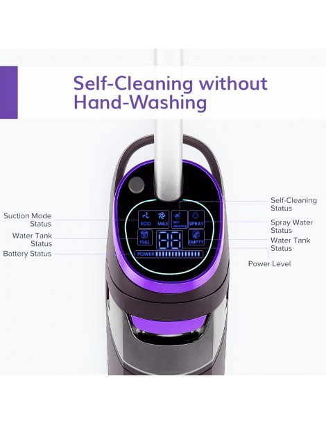 ILIFE F100 aspirapolvere a secco e umido senza filo aspirapolvere intelligente pulizia multisuperficie 30 minuti di autonomia Super sconto