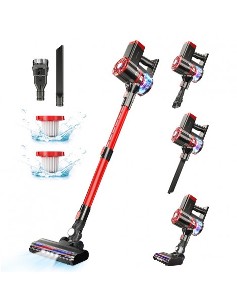 PRETTYCARE W100 Aspirapolvere a batteria Aspirazione 20KPa