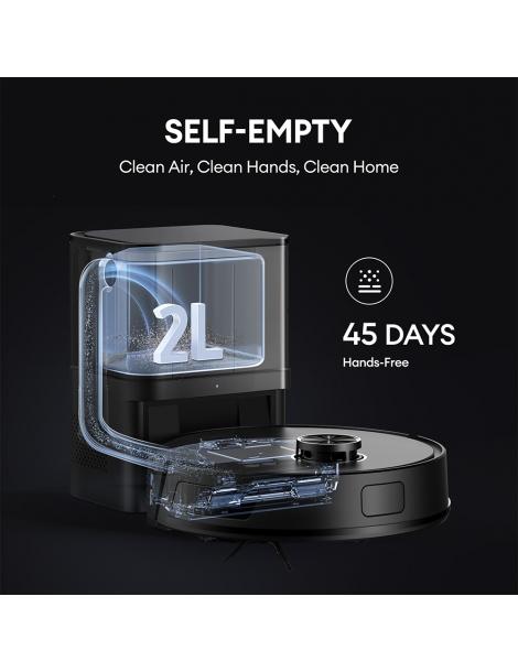 Ultenic T10 Lite Robot Aspirapolvere con navigazione LiDAR aspirazione 4500Pa auto-svuotamento Matrix Clean - Nero In Linea