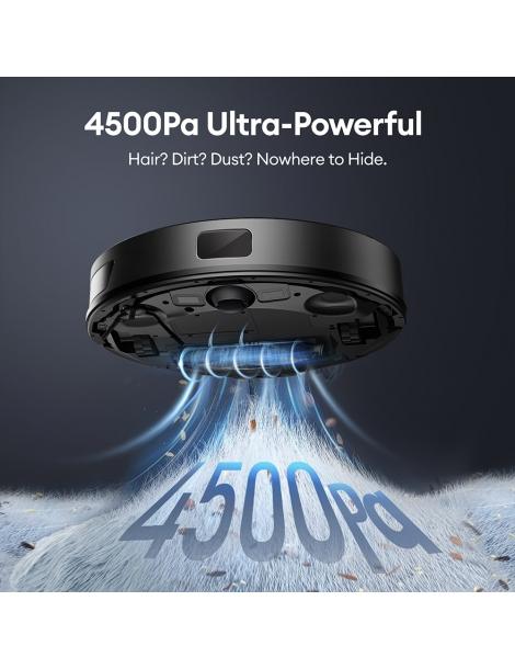Ultenic T10 Lite Robot Aspirapolvere con navigazione LiDAR aspirazione 4500Pa auto-svuotamento Matrix Clean - Nero In Linea