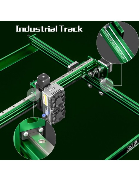 NEJE Max 4 E80 Taglierina con incisore laser potenza ottica 24W messa a fuoco fissa assistenza pneumatica automatica Consegna Veloce