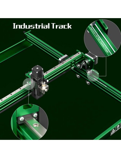 Taglierina con incisore laser NEJE Max 4 E80 potenza ottica 24W messa a fuoco fissa assistenza pneumatica automatica Fino Al -60%