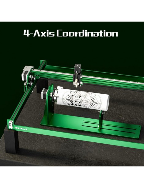 Taglierina con incisore laser NEJE Max 4 E80 potenza ottica 24W messa a fuoco fissa assistenza pneumatica automatica Fino Al -60%