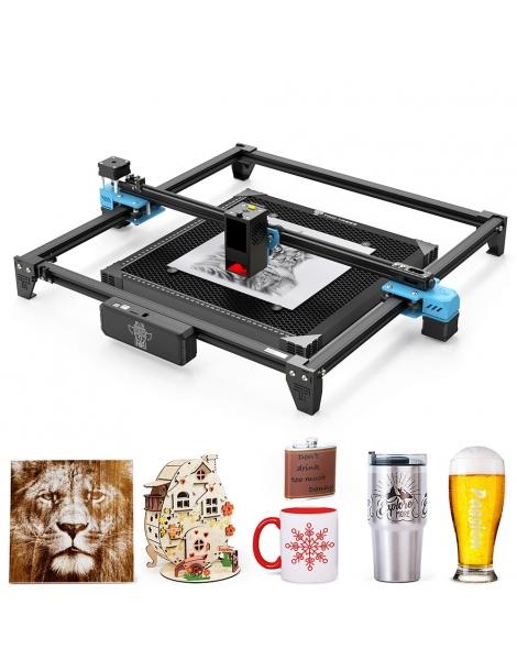 TWO TREES TTS-20 Pro 20W Laser Engraver Cutter con kit di assistenza pneumatica letto laser 0.08*0.08mm 418x418mm Economico
