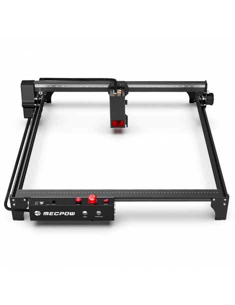 Mecpow X5 Pro 33W Macchina per incisione laser area di incisione 600x600mm spot laser con assistenza pneumatica automatica Vendite Flash