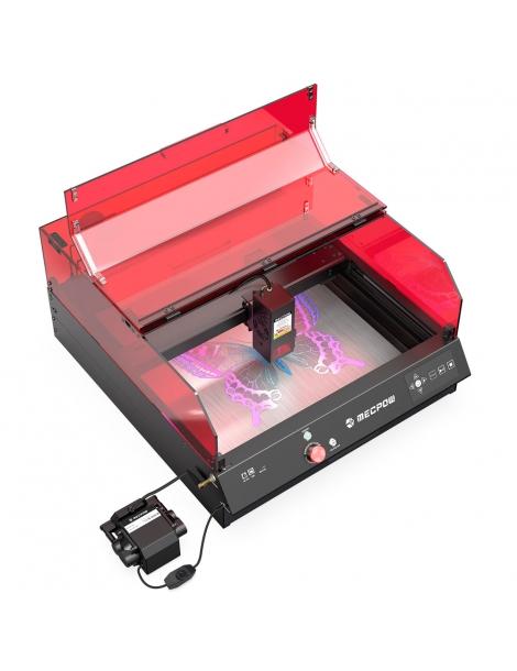 Mecpow X4 Pro Macchina per Incisione Laser 22W con Telecamera Integrata Copertura Protettiva in Acrilico FDA Classe 1 In Saldo