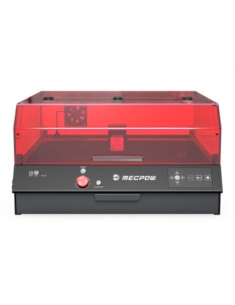 Mecpow X4 Pro Macchina per Incisione Laser 22W con Telecamera Integrata Copertura Protettiva in Acrilico FDA Classe 1 In Saldo