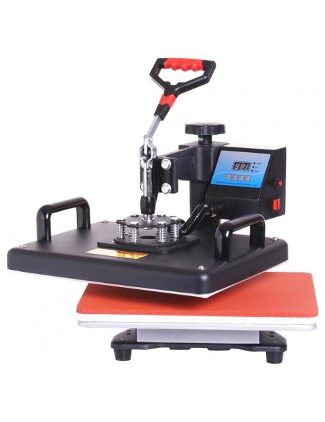 SHUOHAO 8 in 1 macchina di stampa a caldo combinata macchina di trasferimento di calore 2D per tappo tazza piastra T-shirt Moda
