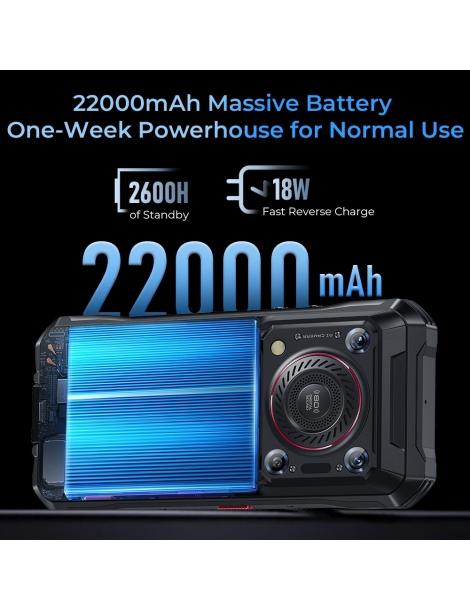 OUKITEL WP33 Pro 6 6 pollici FHD telefono robusto 5G MTK Dimensity 6100 + 24GB (8 + 16) RAM + 256GB ROM Sconto di tempo limitato