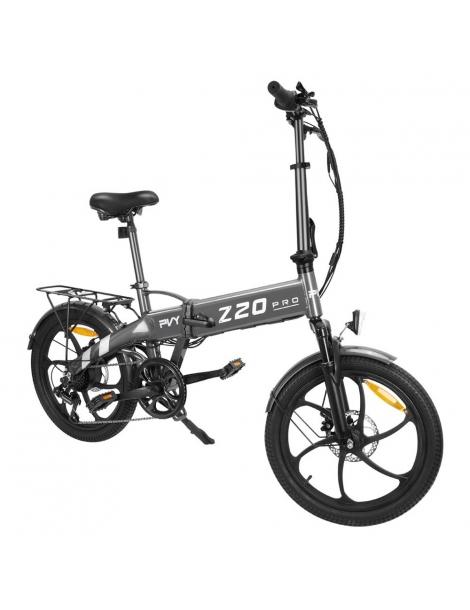PVY Z20 Pro 20*2.3 pollici bicicletta elettrica pieghevole motore mozzo 500W batteria 10.4Ah 25 km/h 80-100km - Grigio