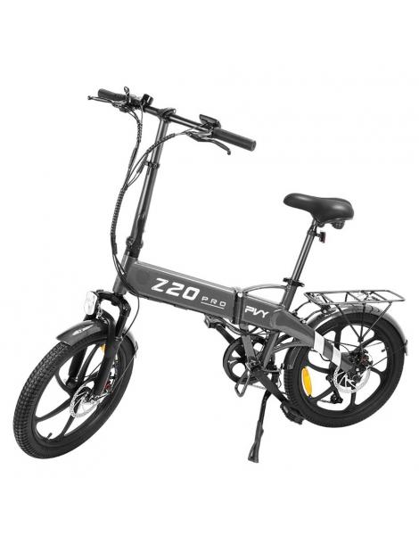PVY Z20 Pro 20*2.3 pollici bicicletta elettrica pieghevole motore mozzo 500W batteria 10.4Ah 25 km/h 80-100km - Grigio Prezzo di fabbrica