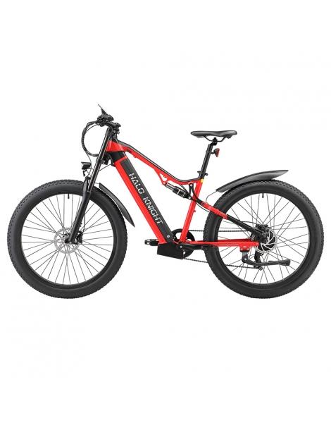 Halo Knight H03 MTB Bicicletta elettrica motore 1000W batteria 48V 19.2Ah pneumatico 27.5*3.0 pollici - Rosso Grande vendita