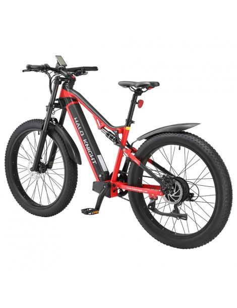 Halo Knight H03 MTB Bicicletta elettrica motore 1000W batteria 48V 19.2Ah pneumatico 27.5*3.0 pollici - Rosso Grande vendita