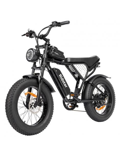 Ridstar Q20 Mini Electric Bike motore 1000W batteria 48V 15AH pneumatici grassi 20*4.0 pollici velocità massima 40km/h Cyber Monday