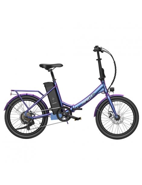 Fafrees F20 Lasting Bici Elettrica Pieghevole Motore 250W Batteria 36V 18.2Ah Pneumatici 20*1.95'' - Aurora Blue Offerta natalizia