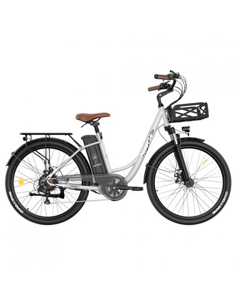 Fafrees F26 Lasting Bicicletta elettrica motore 250W batteria 36V 20.3Ah pneumatici 26*1.95'' - Grigio