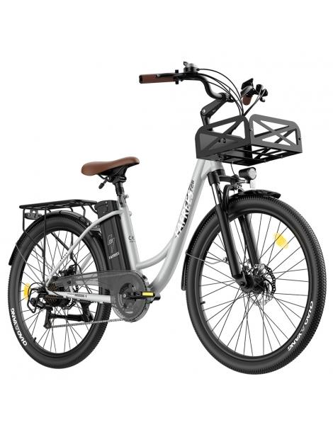Fafrees F26 Lasting Bicicletta elettrica motore 250W batteria 36V 20.3Ah pneumatici 26*1.95'' - Grigio Vendita calda