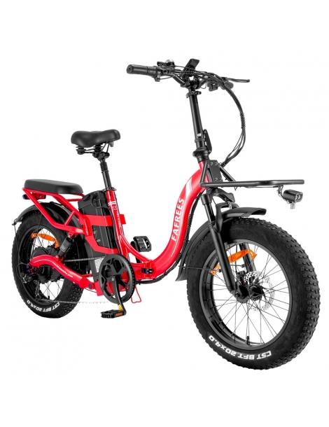 Fafrees F20 X-Max 20*4.0 pollici Fat Tire Bicicletta elettrica pieghevole motore 750W batteria 30Ah - Rosso Offerta migliore