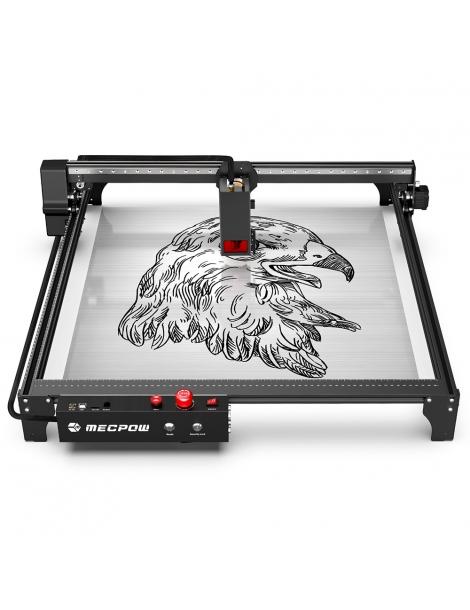 Mecpow X5 22W Macchina per incisione laser area di incisione 600x600mm spot laser con assistenza pneumatica automatica Fino al 50% di sconto