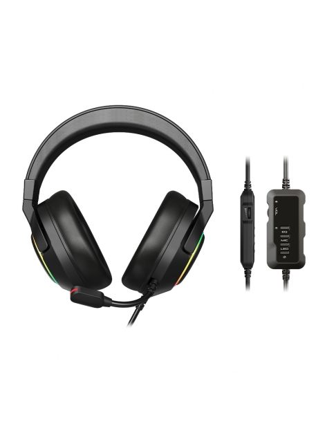 Tronsmart Sparkle Virtual 7.1 Cuffie da gioco con illuminazione RGB porta USB Sostegno trimestrale