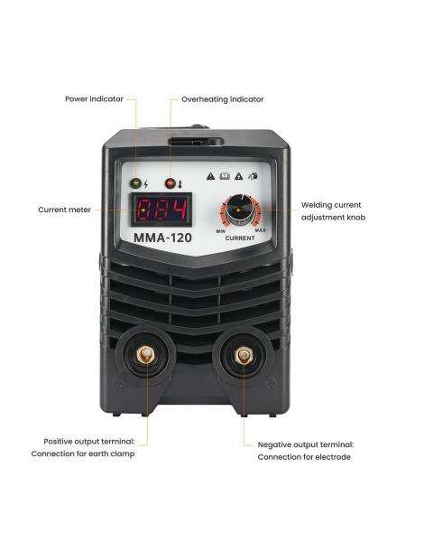 Mecpow MMA-120 Saldatrice a doppia tensione display a LED modalità di controllo IGBT funzione di avvio a caldo Super sconto