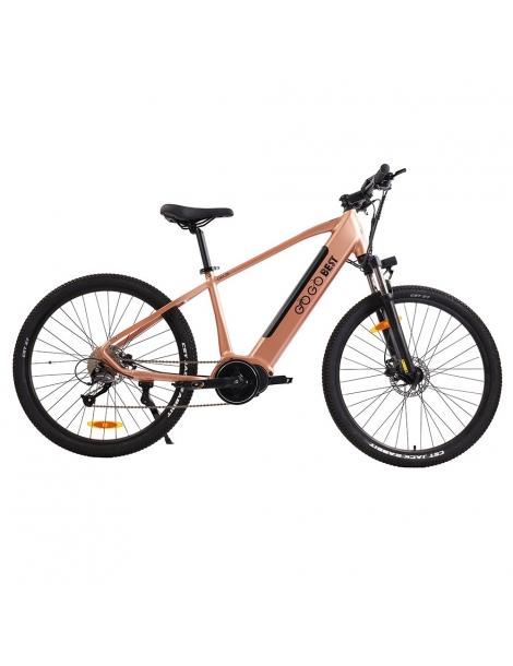 GOGOBEST GM26 Bicicletta elettrica da città motore mid-drive 36V 250W batteria 10Ah freno a disco idraulico - Oro