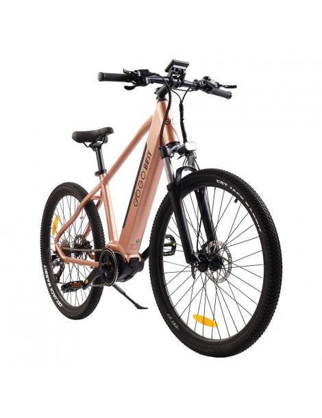 GOGOBEST GM26 Bicicletta elettrica da città motore mid-drive 36V 250W batteria 10Ah freno a disco idraulico - Oro Esporta salva