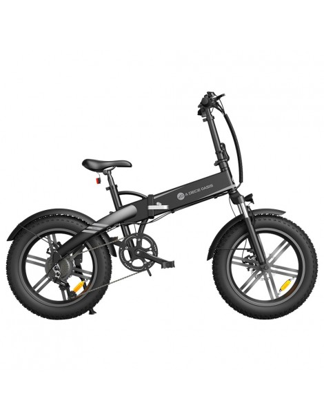 ADO A20F Bestia pieghevole E-bike 250W DC Brushless Motore 25km/h 36V 14.5Ah Batteria 20*4.0 Pneumatici Sensore di coppia-Nero